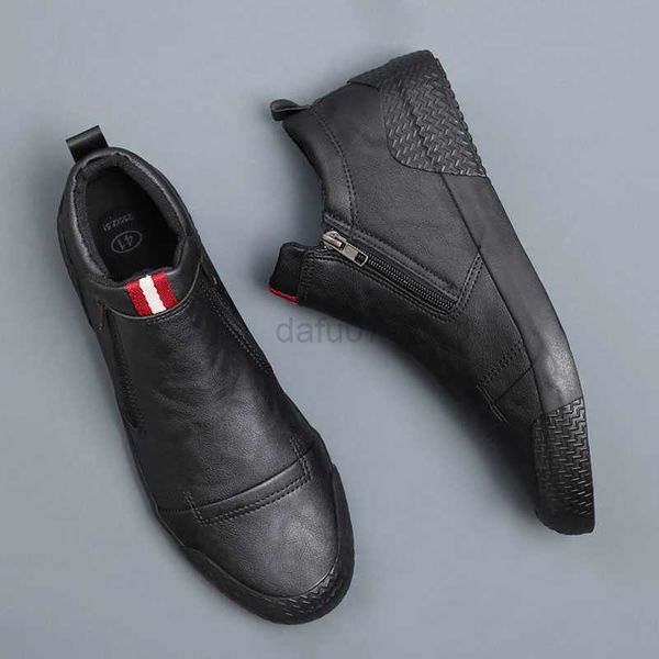 dress shoes new men leather casual shoes spring autumn fashion double zipper trend high flat shoes cool loafers man winter boots l0831, Black
dress shoes new men leather casual shoes spring autumn fashion double zipper trend high flat shoes cool loafers man winter boots l0831, Black