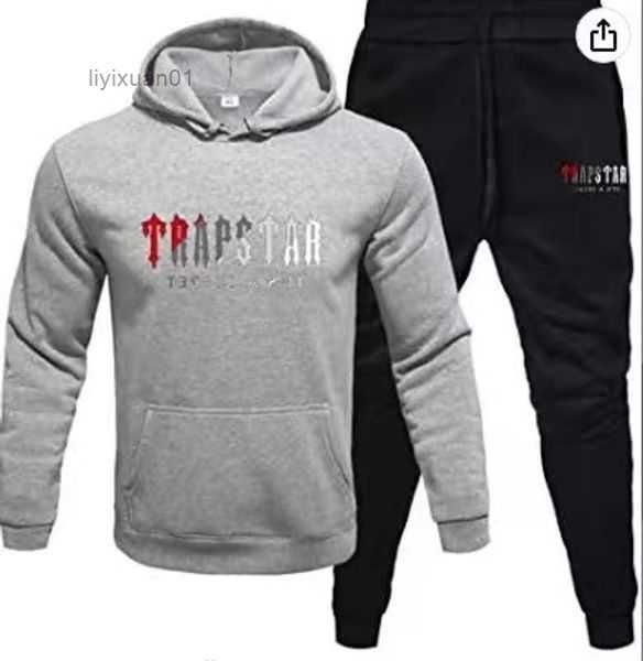 tracksuit trapstars brand printed sportswear men's t shirts 16 colors warm two pieces set loose hoodie sweatshirt pants jogging sweate, Black
tracksuit trapstars brand printed sportswear men's t shirts 16 colors warm two pieces set loose hoodie sweatshirt pants jogging sweate, Black
