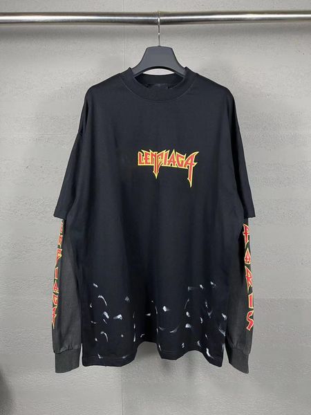 luxury brand bale oversize nc t-shirts ia paris lightning split print vintage print loose fitting t-shirt, White;black
luxury brand bale oversize nc t-shirts ia paris lightning split print vintage print loose fitting t-shirt, White;black