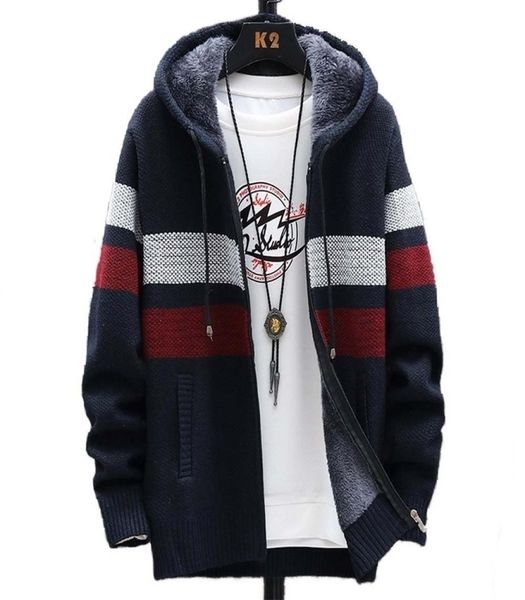 faliza men039s striped sweater coat thick fleece warm zipper wool hooded cardigan jumpers men long sleeve knitted sweaters xy119245038, White;black
faliza men039s striped sweater coat thick fleece warm zipper wool hooded cardigan jumpers men long sleeve knitted sweaters xy119245038, White;black