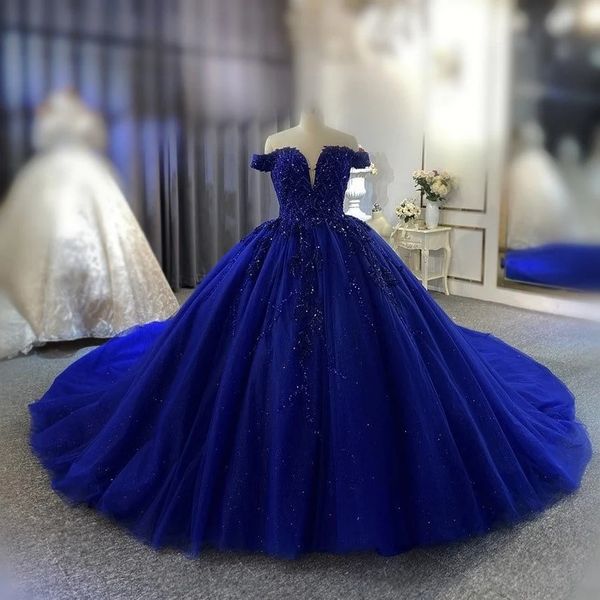 elegant royal blue princess ball gown quinceanera dresses off shoulder appliques sweet 15 16 dress prom pageant gowns vestidos, Blue;red
elegant royal blue princess ball gown quinceanera dresses off shoulder appliques sweet 15 16 dress prom pageant gowns vestidos, Blue;red