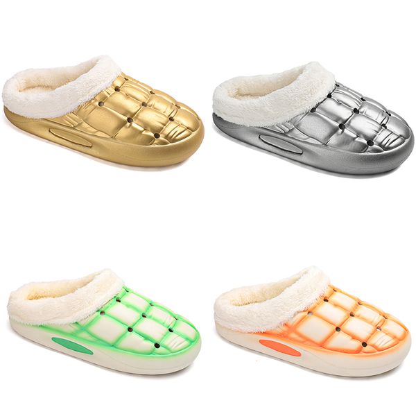 2023 winter fleece thickened warm slippers men woman golden silver green black orange fashion trend couple color 5
2023 winter fleece thickened warm slippers men woman golden silver green black orange fashion trend couple color 5