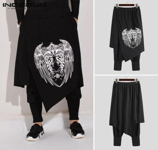 incerun plus size men pants casual drape drop crotch harem punk baggy dancing trousers man gothic style double layer black7742360, Black
incerun plus size men pants casual drape drop crotch harem punk baggy dancing trousers man gothic style double layer black7742360, Black