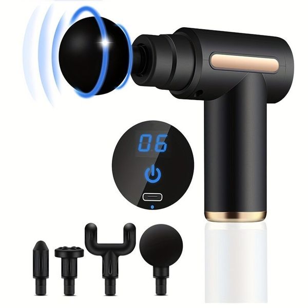 full body massager portable fascial massage gun electric percussion pistol massager body relaxation with led touch screen 4replaceable massa
full body massager portable fascial massage gun electric percussion pistol massager body relaxation with led touch screen 4replaceable massa