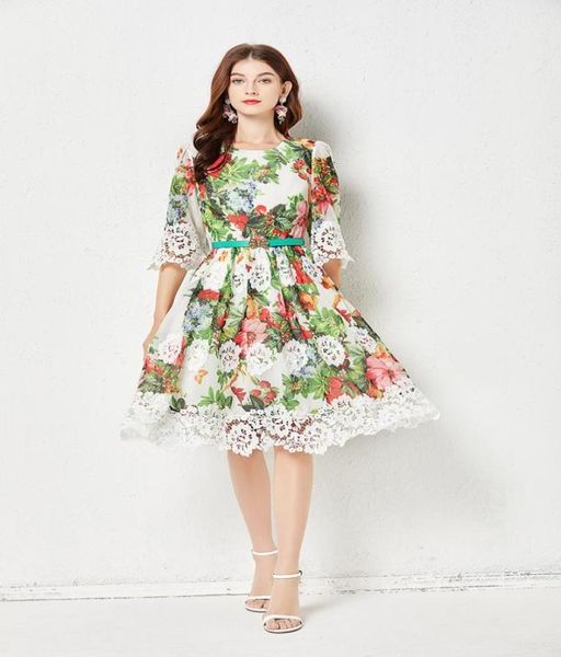 2022 summer runway embroidery lace patchwork silk chiffon flower dress women flare sleeve floral print party vestido with belt4369906, White;black
2022 summer runway embroidery lace patchwork silk chiffon flower dress women flare sleeve floral print party vestido with belt4369906, White;black