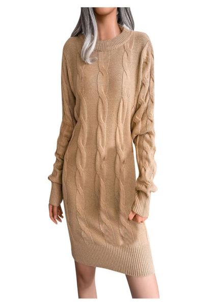 women039s sweaters womens classic autumn and winter sweater dress round neck long sleeve solid color chunky cable knit dressesw2285552, White;black
women039s sweaters womens classic autumn and winter sweater dress round neck long sleeve solid color chunky cable knit dressesw2285552, White;black
