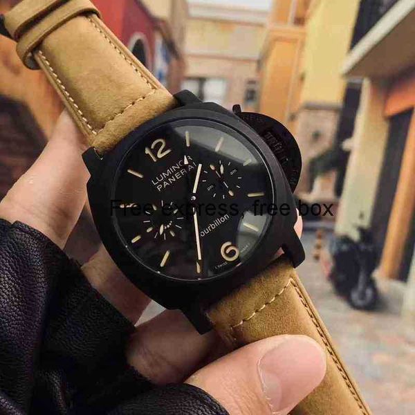 limited edition vs carbon fiber ceramic paneraiswatch luxury mechanical movement watch xia shida swiss military pam441 peijia panghai famous, Slivery;brown
limited edition vs carbon fiber ceramic paneraiswatch luxury mechanical movement watch xia shida swiss military pam441 peijia panghai famous, Slivery;brown