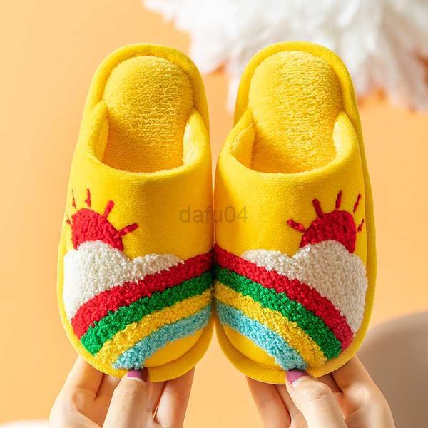 slipper winter rainbow kids slippers for grils boys indoor shoes baby girl fur slides cotton flip flop new warm house children slippers l083, Black;grey
slipper winter rainbow kids slippers for grils boys indoor shoes baby girl fur slides cotton flip flop new warm house children slippers l083, Black;grey