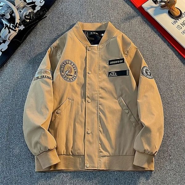 mens jackets clothing high street bomber jacket spring autumn stand collar cargo men embroidered classic baseball 230831, Black;brown
mens jackets clothing high street bomber jacket spring autumn stand collar cargo men embroidered classic baseball 230831, Black;brown
