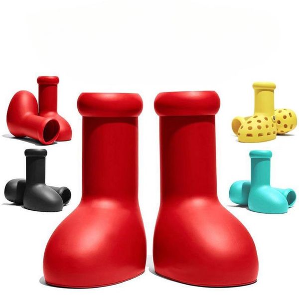 mschf big red boots astro boy thick bottom rain boot men women rubber platform heel cartoon size 35-45, Black
mschf big red boots astro boy thick bottom rain boot men women rubber platform heel cartoon size 35-45, Black