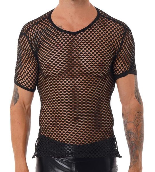 men's t-shirts mens fashion hollow out fishnet short sleeve t-shirt round neck criss back tee party nightclub performance cost3612361, White;black
men's t-shirts mens fashion hollow out fishnet short sleeve t-shirt round neck criss back tee party nightclub performance cost3612361, White;black