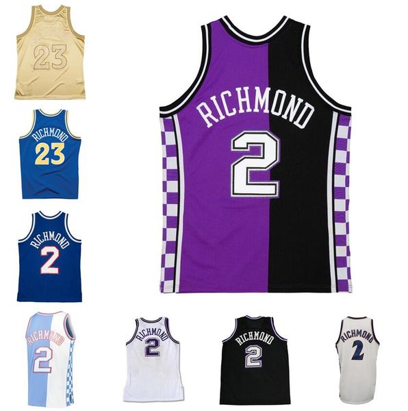 

stitched mitch richmond basketball jerseys mitchell & ness 1990-91 92-93 94-95 98-99 hardwoods classic retro men women youth s-6xl jersey 2, Black;red