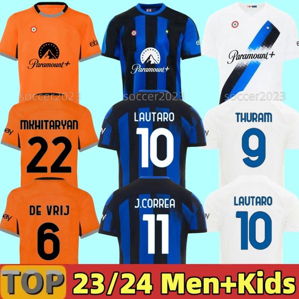 23 24 lukaku inters lautaro milans soccer jerseys anniversary correa dzeko barella asllani 2023 2024 brozovic home football shirt uniforms m, Black;yellow
23 24 lukaku inters lautaro milans soccer jerseys anniversary correa dzeko barella asllani 2023 2024 brozovic home football shirt uniforms m, Black;yellow