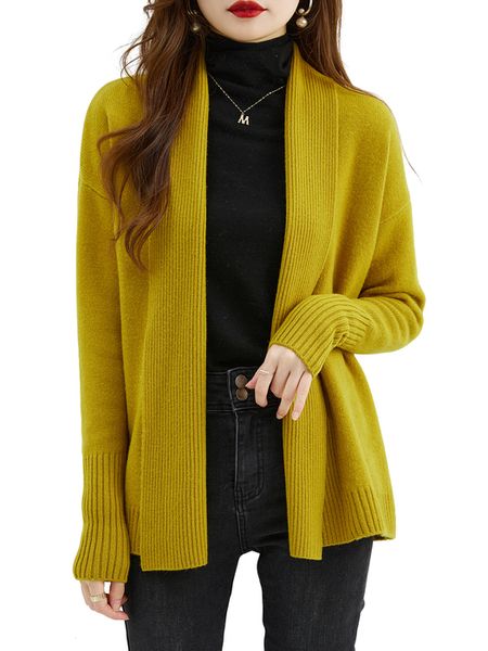 women's sweater's cardigans 100 merino wool sweater 2023 fall winter fashion warm soft long sleeve knitted cardigan y2k clothing 2, White;black
women's sweater's cardigans 100 merino wool sweater 2023 fall winter fashion warm soft long sleeve knitted cardigan y2k clothing 2, White;black