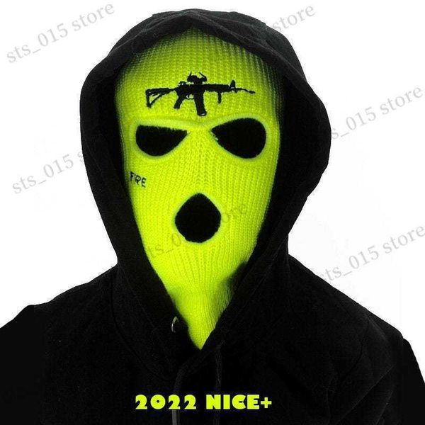 beanie/skull caps fire a47 gun embroidered knitted ski mask bonnet skiing beanies 3 holes balaclava hat winter womens hat caps t230425, Blue;gray
beanie/skull caps fire a47 gun embroidered knitted ski mask bonnet skiing beanies 3 holes balaclava hat winter womens hat caps t230425, Blue;gray