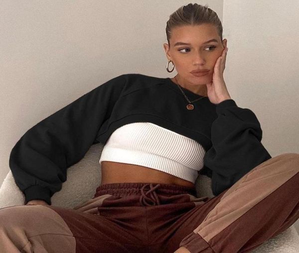 women039s hoodies sweatshirts casuawomen039s pullover crop falspring long sleeve round neck smocks solid color lo42037541893730, Black
women039s hoodies sweatshirts casuawomen039s pullover crop falspring long sleeve round neck smocks solid color lo42037541893730, Black