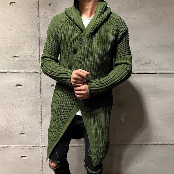 men's sweaters men buttonup long sweater overcoat mens winter fall sleeve knit hooded cardigans coat fashion solid knitted jackets 2308, White;black
men's sweaters men buttonup long sweater overcoat mens winter fall sleeve knit hooded cardigans coat fashion solid knitted jackets 2308, White;black