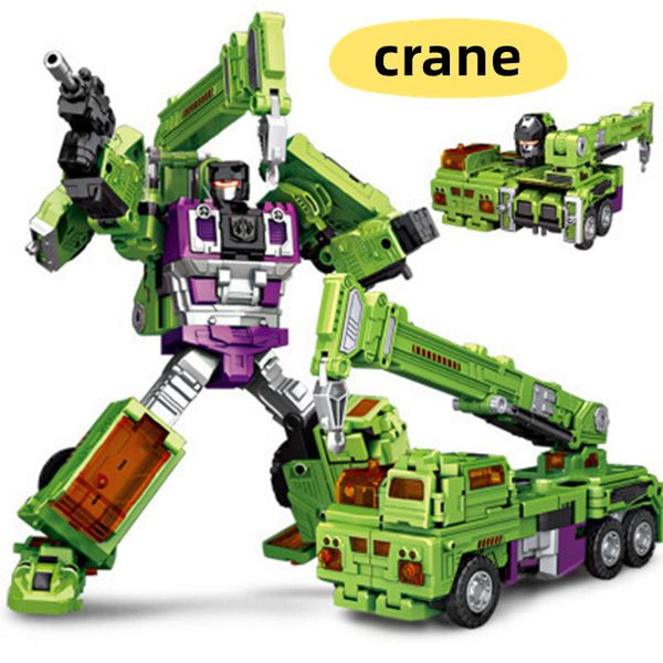 

Nbk Oversize Devastator 6 In 1 Transformation Toys Robot Excavator Toy Transformer Devastator Model Kit Action Figure Toy For boys Construction Vehicle Kid Toy, Customize