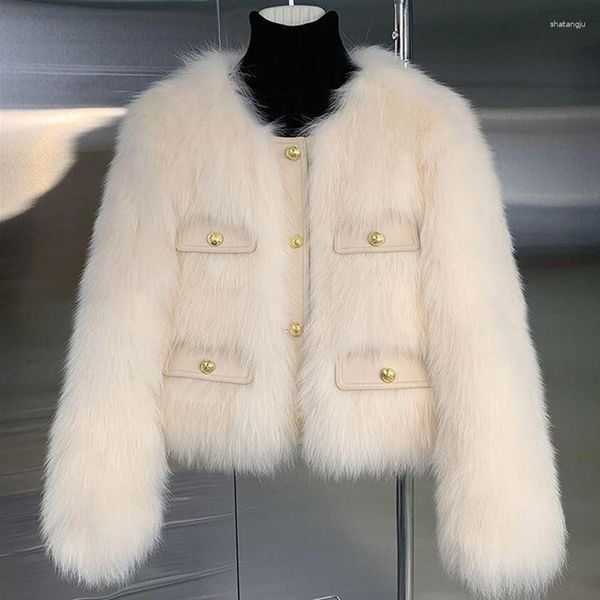 women's fur coat 2023 winter jacket female warm short fashion ladies coats outerwear, Black
women's fur coat 2023 winter jacket female warm short fashion ladies coats outerwear, Black