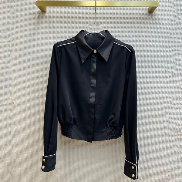 designer women blouse turn down collar short black shirts single breast elegant blouse fashion clothes for woman, White
designer women blouse turn down collar short black shirts single breast elegant blouse fashion clothes for woman, White