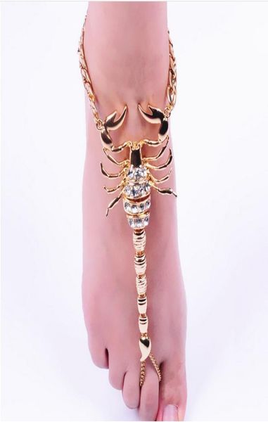 scorpion anklets boho women crystal ankle bracelet unique foot chain gold tone beach barefoot sandals7774013, Red;blue
scorpion anklets boho women crystal ankle bracelet unique foot chain gold tone beach barefoot sandals7774013, Red;blue