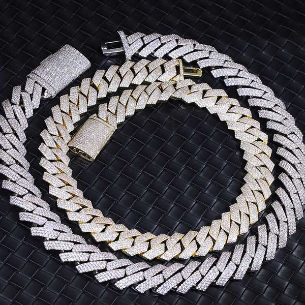 xingguang 18k gold plated 3rows moissanite diamond with professional gra certificate s925 cuban link chain for hip hop style, Silver
xingguang 18k gold plated 3rows moissanite diamond with professional gra certificate s925 cuban link chain for hip hop style, Silver
