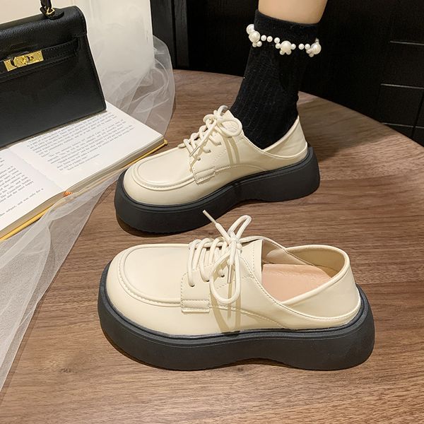 dress shoes small leather shoes female british style spring summer student big head retro black strap thick sole elevated single shoe 230830
dress shoes small leather shoes female british style spring summer student big head retro black strap thick sole elevated single shoe 230830