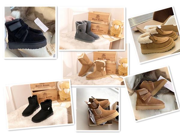 designer snow boots australia mini platform boot women tazz slippers classic tasman suede slides winter wool warm booties ugglies fur sheep, Black
designer snow boots australia mini platform boot women tazz slippers classic tasman suede slides winter wool warm booties ugglies fur sheep, Black