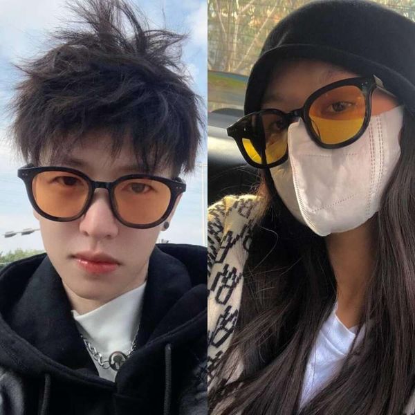 couple sunglasses style trendy girls ins ultraviolet protective thin brown men driving, White;black
couple sunglasses style trendy girls ins ultraviolet protective thin brown men driving, White;black