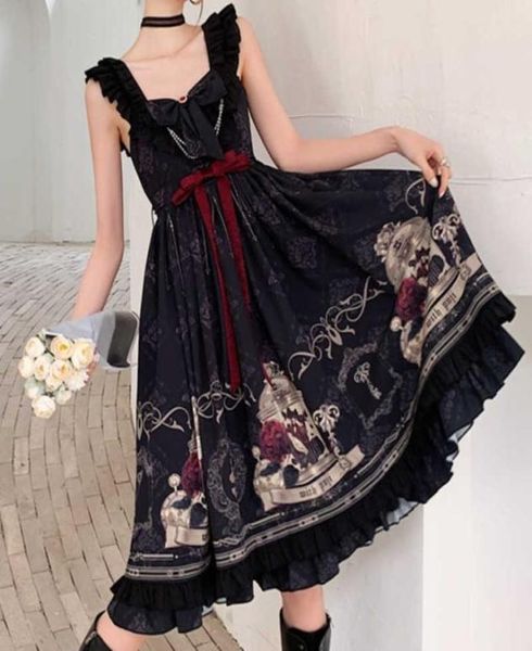 victorian vintage lolita dress nightingale and rose black gothic dark princess party robe women sleeveless dresses vestidos 2106023061228, Black;gray
victorian vintage lolita dress nightingale and rose black gothic dark princess party robe women sleeveless dresses vestidos 2106023061228, Black;gray