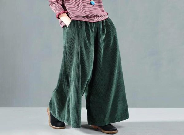 autumn winter pants women large size loose corduroy trousers new female retro elastic waist pocket casual pants mori girl 2010226893610, Black;white
autumn winter pants women large size loose corduroy trousers new female retro elastic waist pocket casual pants mori girl 2010226893610, Black;white
