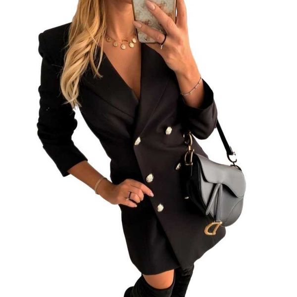 designer birthday dress office women lady blazer dress casual notched collar a-line mini dresses robe femme long sleeve buttons slim party, Black;gray
designer birthday dress office women lady blazer dress casual notched collar a-line mini dresses robe femme long sleeve buttons slim party, Black;gray