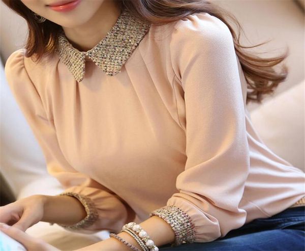 new whole fashion korean lady long sleeve lace chiffon shirt plus size s3xl peter pan collar lantern sleeve women blouse6958817, White
new whole fashion korean lady long sleeve lace chiffon shirt plus size s3xl peter pan collar lantern sleeve women blouse6958817, White