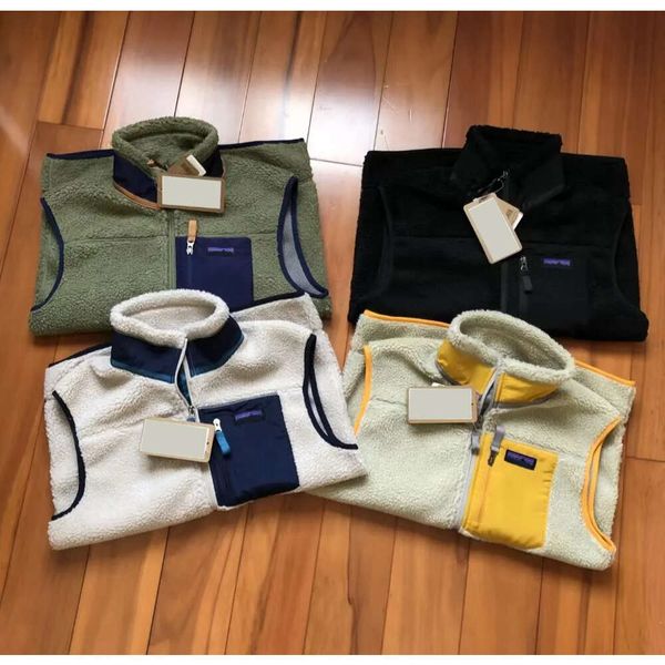 designer vests parkas s jackets lamb fleece vest for men and womens outerwear fleece jacket thick warm down couple coats loose950, Black;white
designer vests parkas s jackets lamb fleece vest for men and womens outerwear fleece jacket thick warm down couple coats loose950, Black;white