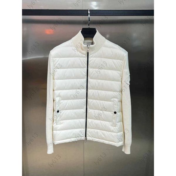fall winter mens jacket designer jacket solid color logo patchwork quilted long sleeve cardigan stand collar down puffer jackets, Black;brown
fall winter mens jacket designer jacket solid color logo patchwork quilted long sleeve cardigan stand collar down puffer jackets, Black;brown