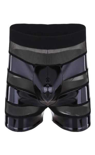underpants mens erotic lingerie leather underwear wetlook faux mesh patchwork stripe low rise boxer briefs gay panties8829614, Black;white
underpants mens erotic lingerie leather underwear wetlook faux mesh patchwork stripe low rise boxer briefs gay panties8829614, Black;white