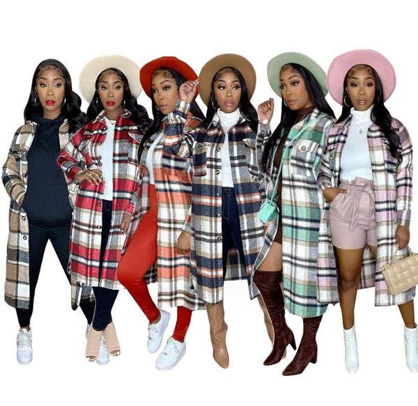 women's trench coats 2023 autumn new polo collar long casual women's coat plaid printed women's coat, Tan;black
women's trench coats 2023 autumn new polo collar long casual women's coat plaid printed women's coat, Tan;black