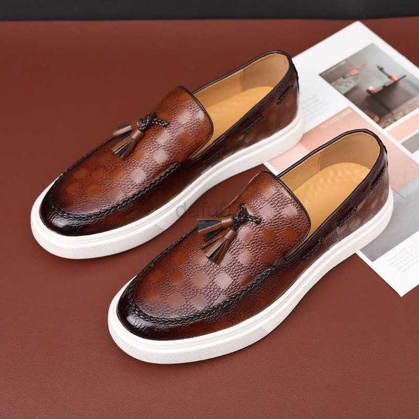 dress shoes men's casual shoes fashion embossed leather men retro british style tassels loafers mens slip-on outdoor driving flats l083, Black
dress shoes men's casual shoes fashion embossed leather men retro british style tassels loafers mens slip-on outdoor driving flats l083, Black