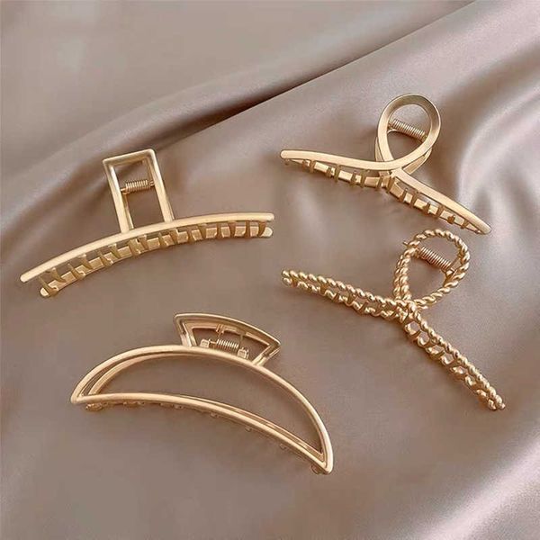 korean metal hairpin back head shark claw hairpin hair ornament clip children's elegant temperament fixing clip, Slivery;white
korean metal hairpin back head shark claw hairpin hair ornament clip children's elegant temperament fixing clip, Slivery;white