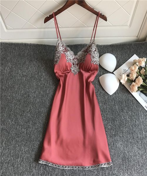 lady nightgown vneck backless spaghetti strap short nightdress with bra lace flower sleepwear rayon soild home dress2724533, Black;red
lady nightgown vneck backless spaghetti strap short nightdress with bra lace flower sleepwear rayon soild home dress2724533, Black;red