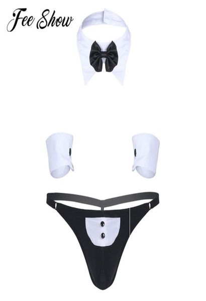 bras sets 3pcs novelty mens waiter tuxedo exotic lingerie suit sissy panties open back gstring thong gay underwear for men costum5828001, Red;black
bras sets 3pcs novelty mens waiter tuxedo exotic lingerie suit sissy panties open back gstring thong gay underwear for men costum5828001, Red;black