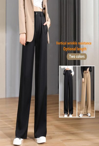 new high waist and wide leg pants female vertical casual fashion loose straight tube floor mopping suit trousers6678833, Black;white
new high waist and wide leg pants female vertical casual fashion loose straight tube floor mopping suit trousers6678833, Black;white