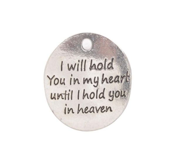 20pcs fashion antiqued silver gold i will hold you in my heart until i hold you in heaven round charms pendants6441516, Bronze;silver
20pcs fashion antiqued silver gold i will hold you in my heart until i hold you in heaven round charms pendants6441516, Bronze;silver