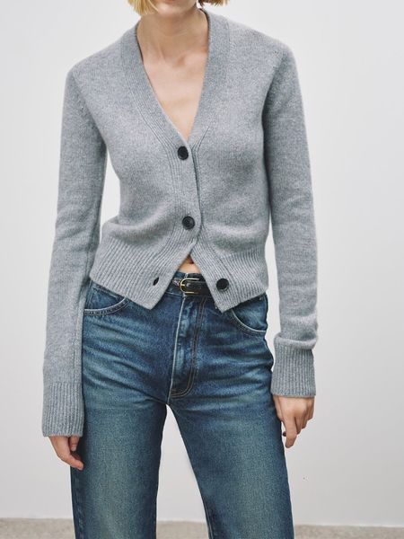 women's sweaters 3 color 100 cashmere cardigan casual long sleeve female vneck single breasted knit sweater 2023 autumn 230831, White;black
women's sweaters 3 color 100 cashmere cardigan casual long sleeve female vneck single breasted knit sweater 2023 autumn 230831, White;black