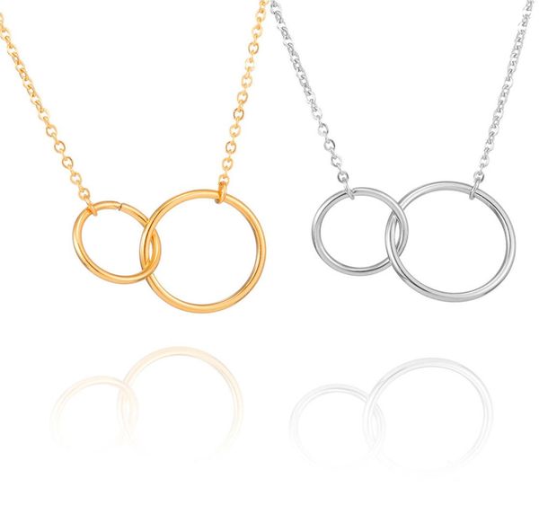 infinity double circle pendant necklace simple design sister jewellry for women girl gold clavicle chain necklaces stainless steel3318408, Silver
infinity double circle pendant necklace simple design sister jewellry for women girl gold clavicle chain necklaces stainless steel3318408, Silver