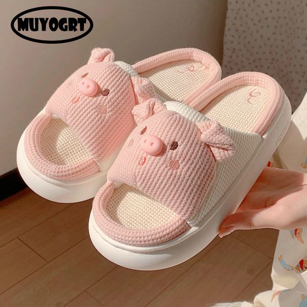 slippers linen slippers cute cartoon pig slippers women's indoor slippers four seasons soft thick sole summer linen slippers 230830, Black
slippers linen slippers cute cartoon pig slippers women's indoor slippers four seasons soft thick sole summer linen slippers 230830, Black