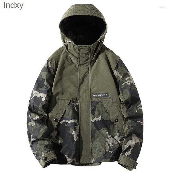men's jackets men street camo bomber jacket cotton chaqueta 2023 hooded camouflage casual windbreaker steetwear hip hop patchwork coats, Black;brown
men's jackets men street camo bomber jacket cotton chaqueta 2023 hooded camouflage casual windbreaker steetwear hip hop patchwork coats, Black;brown