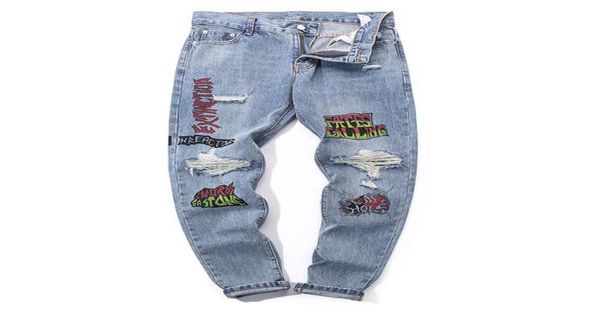 men039s jeans blue biker men reflective print hole hip hop denim pants mens vintage skinny trousers ripped streetwear9411900
men039s jeans blue biker men reflective print hole hip hop denim pants mens vintage skinny trousers ripped streetwear9411900