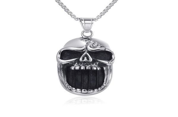 2020 new arrival 316l titanium steel skull pendant necklace punk rock jewelry for men can open beer lid whole 7320410, Silver
2020 new arrival 316l titanium steel skull pendant necklace punk rock jewelry for men can open beer lid whole 7320410, Silver