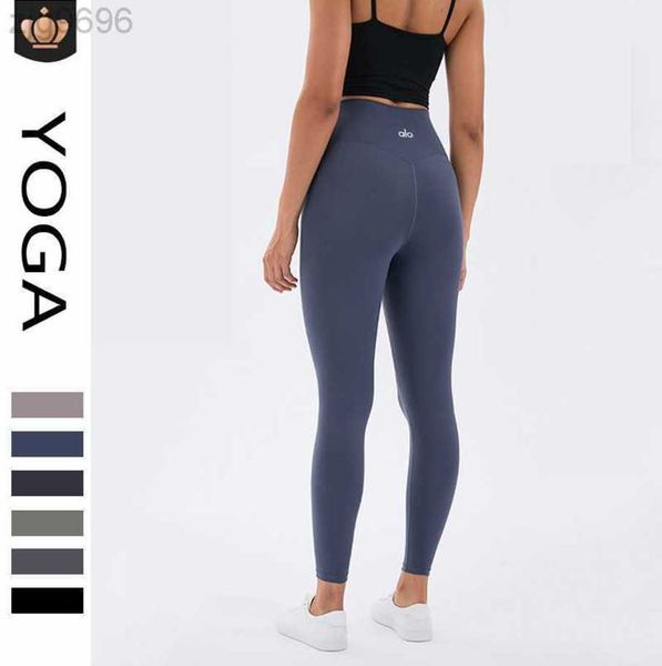2023 desginer al yoga alopants women's naked high waist and hip lifting sports tights no awkwardness thread skincare no traces fitness, Black
2023 desginer al yoga alopants women's naked high waist and hip lifting sports tights no awkwardness thread skincare no traces fitness, Black